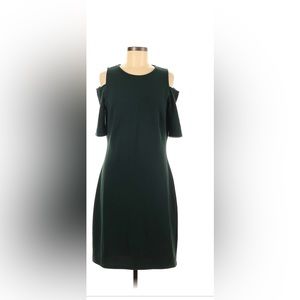 H&M green dress with shoulder cutout size L